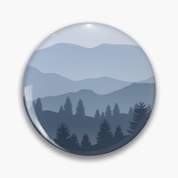 Item preview, Mountain Illustration With Pine Forest designed and sold by JTS STORE.