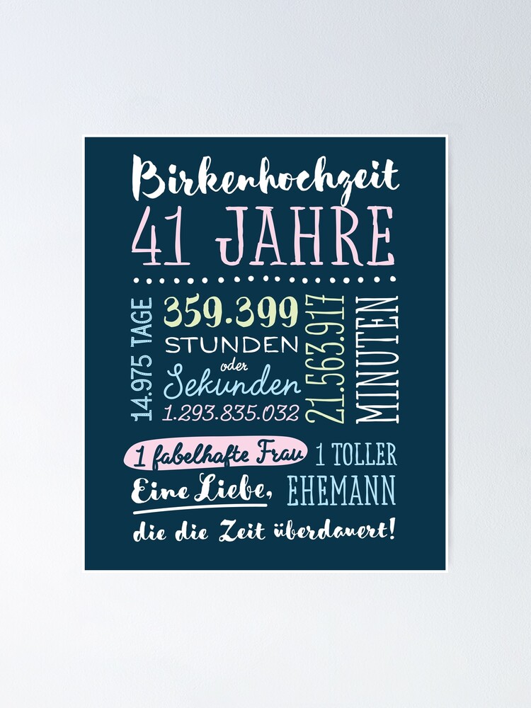 GONZTEL Karte Zum 20. Hochzeitstag – „7305 Tage Zusammen“ Lustige Glückwunschkarte Für Ehemann & Ehefrau