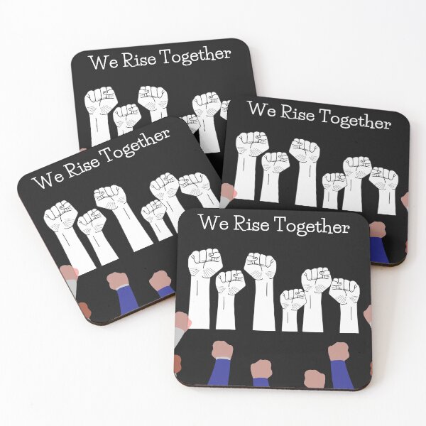 Item preview, We Rise Together Equality Social Justice T-Shirt designed and sold by Yanatip Somsak.