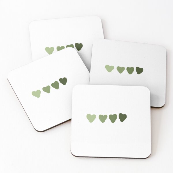 Item preview, Green hearts designed and sold by sophsstuff12345.