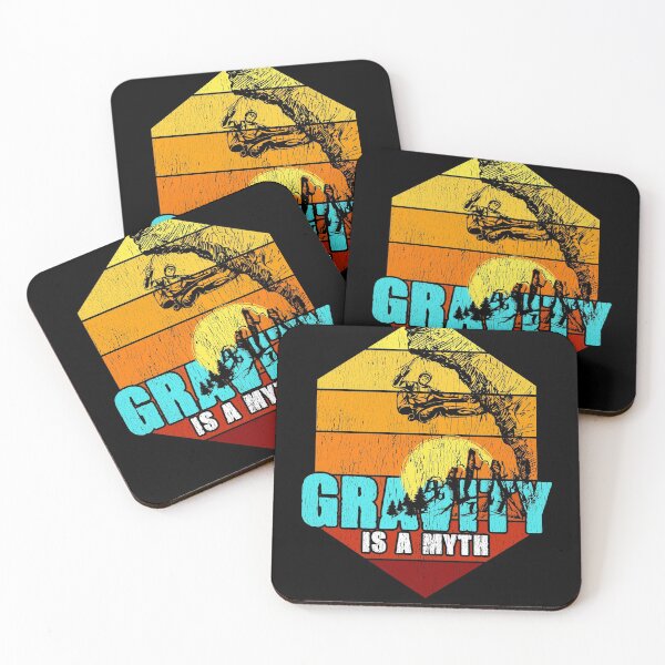 Item preview, Climbing Climbing Mountaineering Gravity is a Myth Spruch Design designed and sold by brunsch-print.