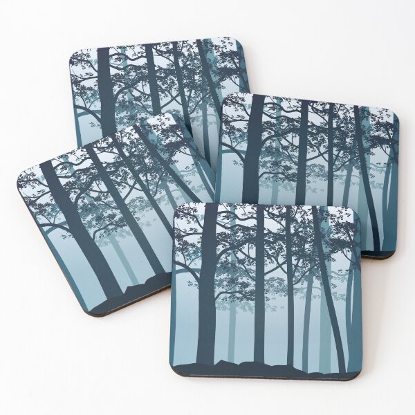 Item preview, Forest Silhouette Landscape Art designed and sold by JTS STORE.
