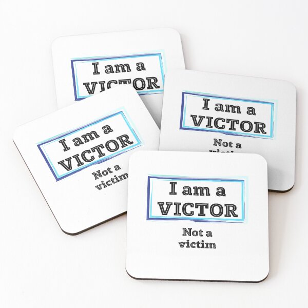 Item preview, I am a VICTOR not a victim designed and sold by Twittlefish.
