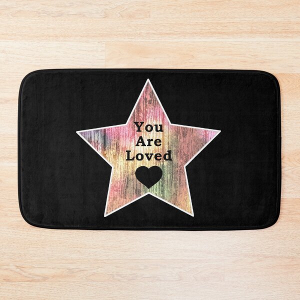 Item preview, You Are Loved | Positive Love Affirmation Colorful Star with Heart designed and sold by kmcs.