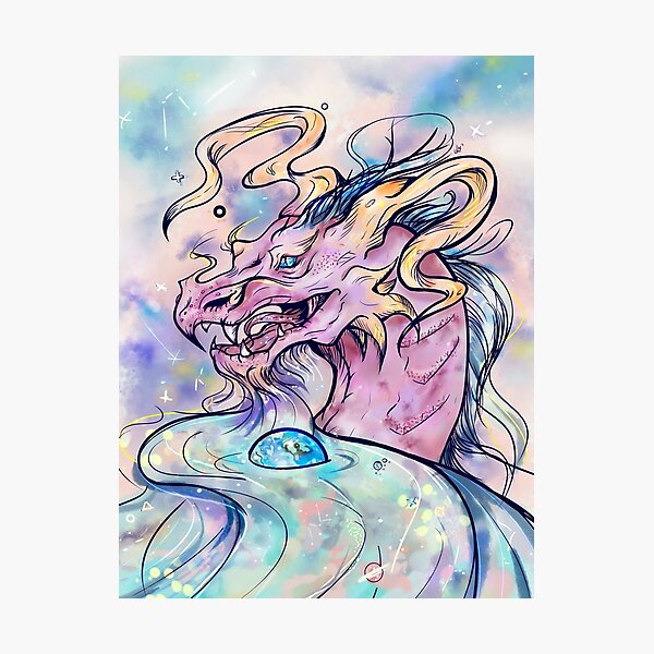 Item preview, Cosmic Dragon designed and sold by LianaVosk.