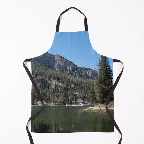 Item preview, The fabulous alpine lake of Misurina in the Dolomites. Lovely and relaxing place in the Italian Alps. Reflections in the rippled water. Sunny spring day. designed and sold by Maurizio Fabbroni.