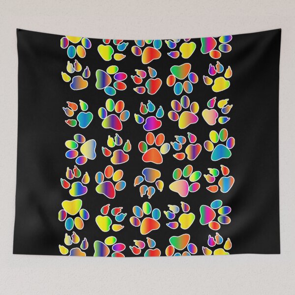Item preview, Paw Watercolor Colorful designed and sold by Goods-by-Jojo.