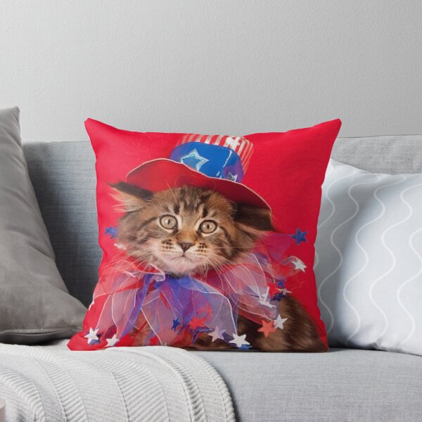 Item preview, Fourth of July, independence Day, cat patriot, usa designed and sold by Darikdark.