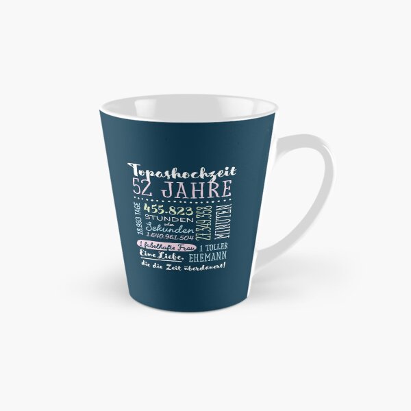 Item preview, Topashochzeit 52 Jahre Hochzeitstag Geschenk Mann Frau designed and sold by betternotes.