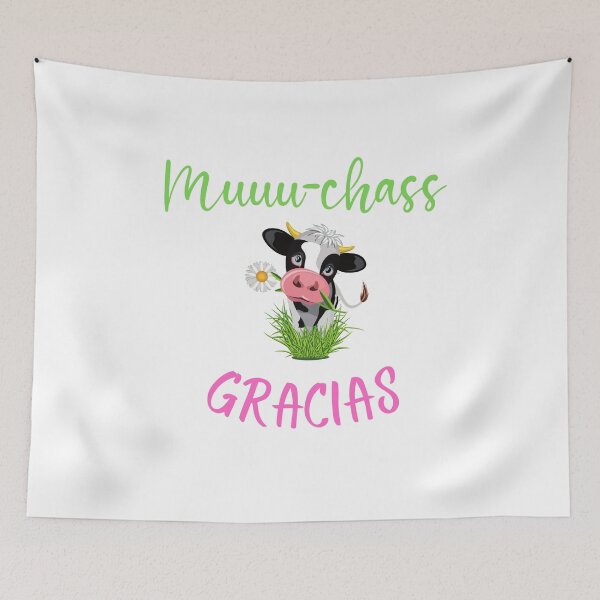 Aperçu de l'œuvre Muuu-chas Gracias créée et vendue par Sarcásmica Neti.