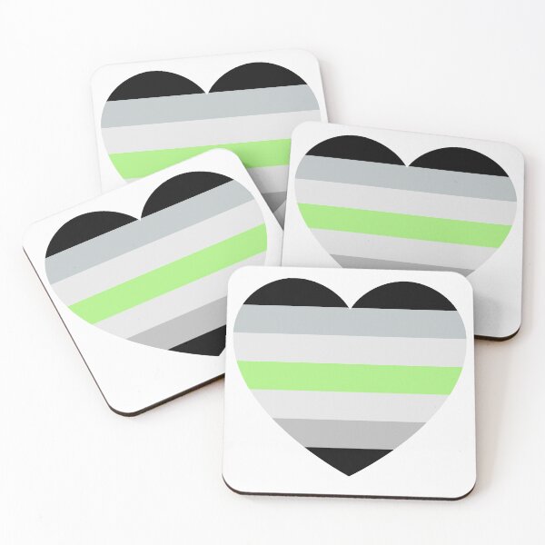 Item preview, Simple Agender   Pride Heart Flag designed and sold by JosTees96.