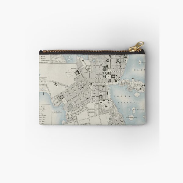 Item preview, Vintage Map of Helsinki Finland (1860) designed and sold by BravuraMedia.
