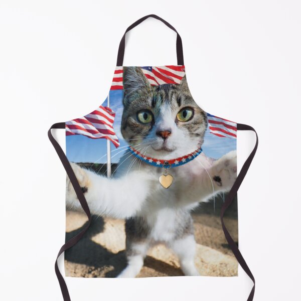 Item preview,  Fourth of July, independence Day, cat patriot, usa designed and sold by Darikdark.