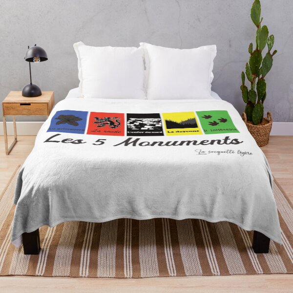 Item preview, The 5 cycling monuments designed and sold by la socquette légère.