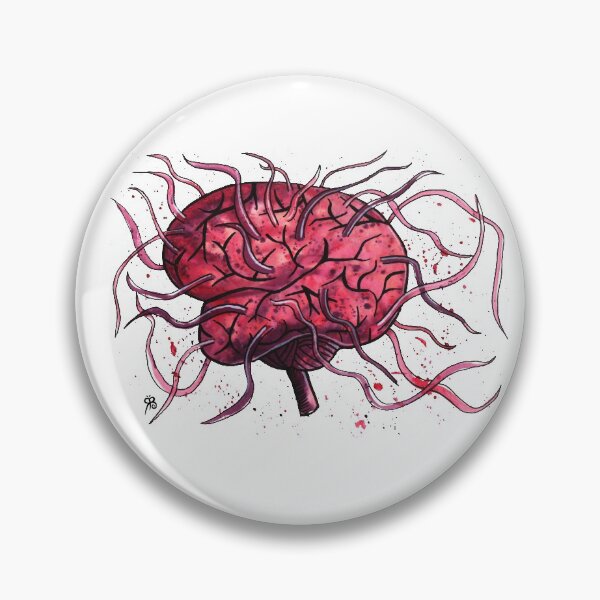 Item preview, Tentacle Brain Watercolour designed and sold by Rachael Brearton.
