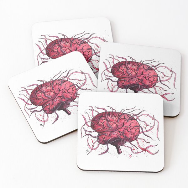 Item preview, Tentacle Brain Watercolour designed and sold by Rachael Brearton.