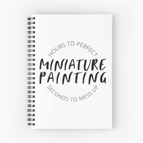 Item preview, Miniature Painting Hours to Perfect - Dark Print designed and sold by GeekyMumDesigns.