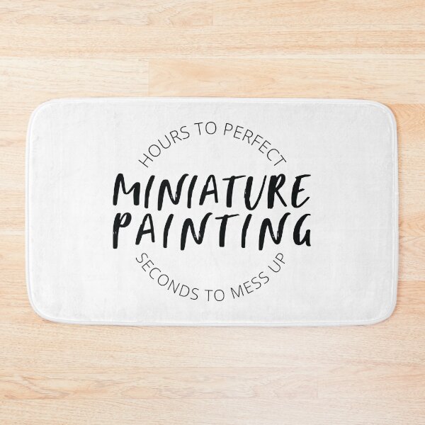 Item preview, Miniature Painting Hours to Perfect - Dark Print designed and sold by GeekyMumDesigns.