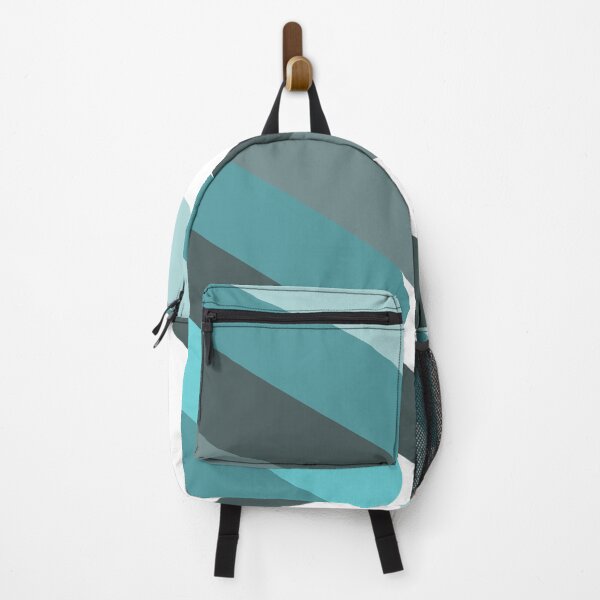 Item preview, Aegean Teal Diagonal lines designed and sold by YYZDesign.