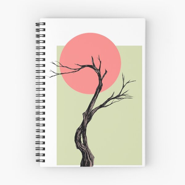 Item preview, Dead Tree At Sunset Minimalist Art Print designed and sold by doodlingjay.