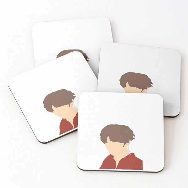Item preview, Taehyung wearing red designed and sold by artsymarket.