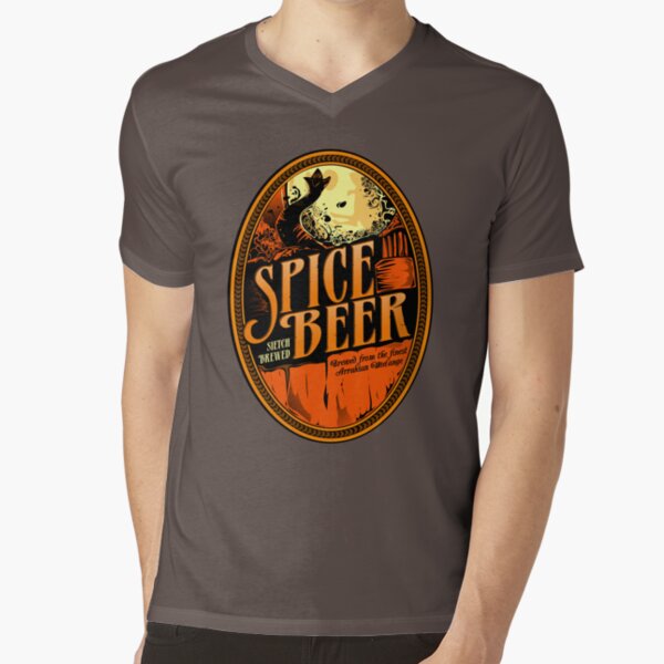 Spice Beer Label V-Neck T-Shirt