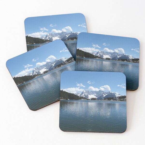 Item preview, The fabulous alpine lake of Misurina in the Dolomites. Lovely and relaxing place in the Italian Alps. Reflections in the rippled water. Sunny spring day. designed and sold by Maurizio Fabbroni.