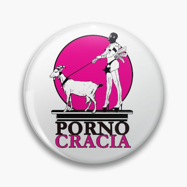 Item preview, PORNOCRACIA LOGO Pink : Goat on a leash designed and sold by Pornocracia.