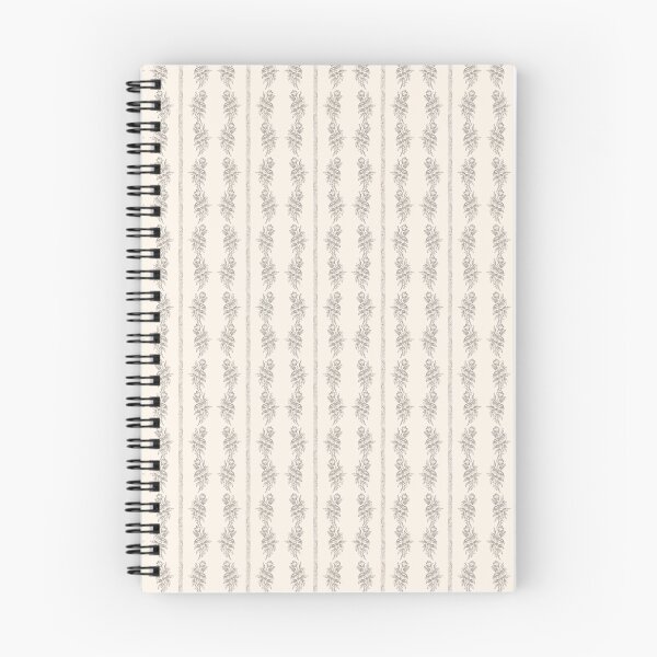Aperçu de l'œuvre Crème et gris à motifs floraux vintage créée et vendue par Rambling Renovators Shop.