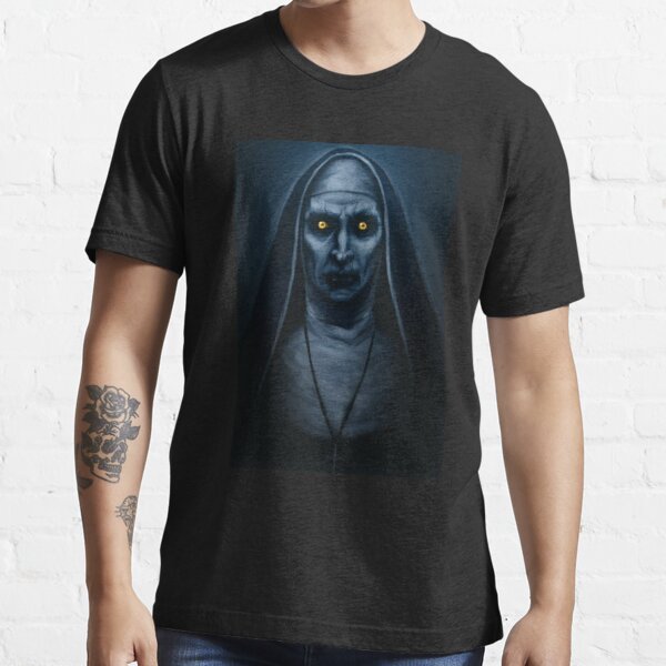 Tshirt Cotton New Men's T-Shirt Valak The Conjuring 2 Tee 2 Sides Tshirt Cotton New Men's T-Shirt Valak The Conjuring 2 Tee 2 Sides
