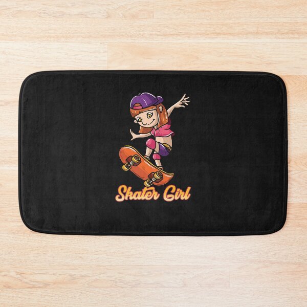 Item preview, skater girl skateboard skateboarder  designed and sold by whatsyokidswear.