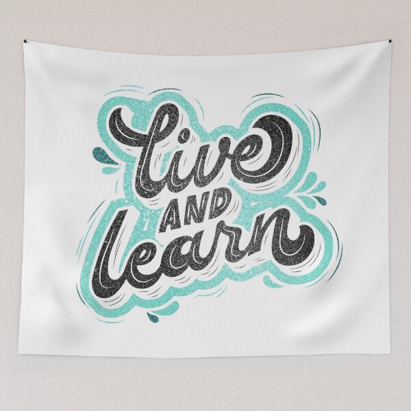 Item preview, Live and Learn designed and sold by GoldnPop.