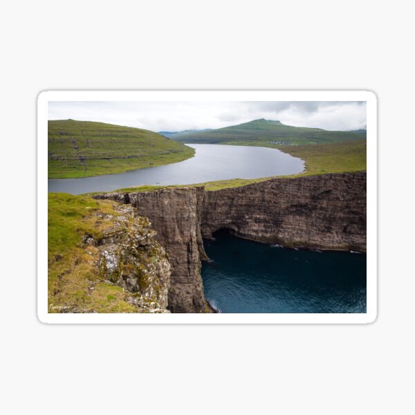 Midvagur on the Faroe Islands Sticker