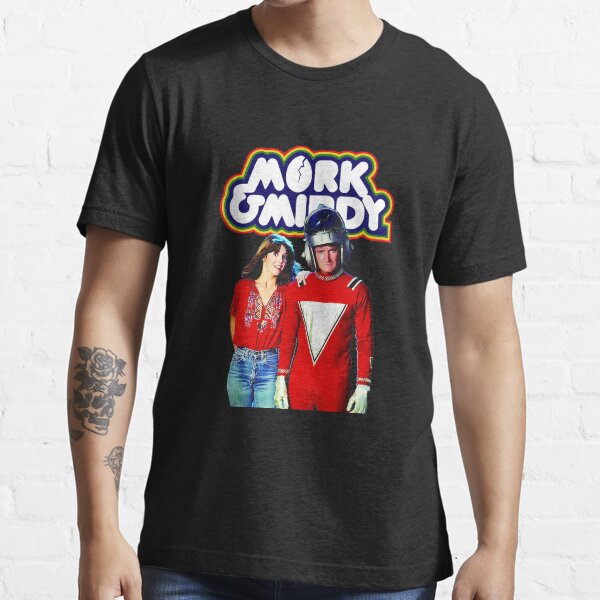 “Mork and Mindy 70s Retro TV Show” T-shirt for Sale by marcellarttee