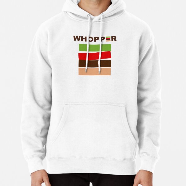 Burger King Whopper B Pullover Hoodie by Timena