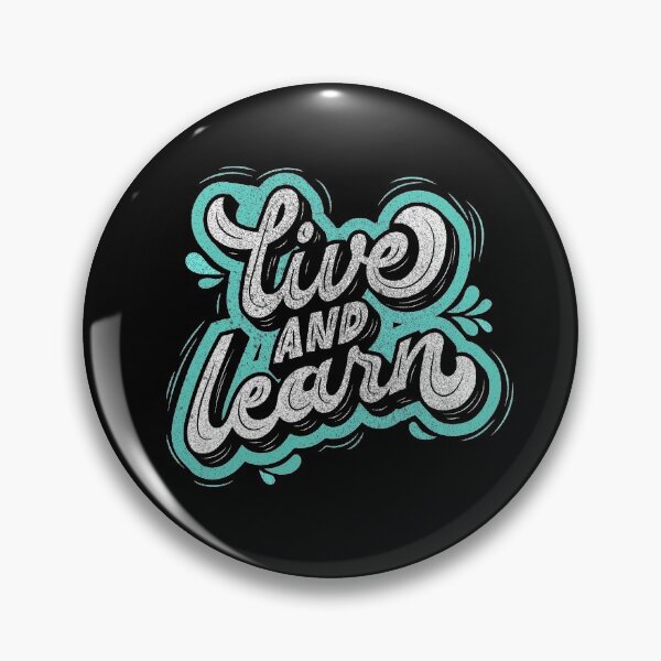 Item preview, Live and Learn (W) designed and sold by GoldnPop.