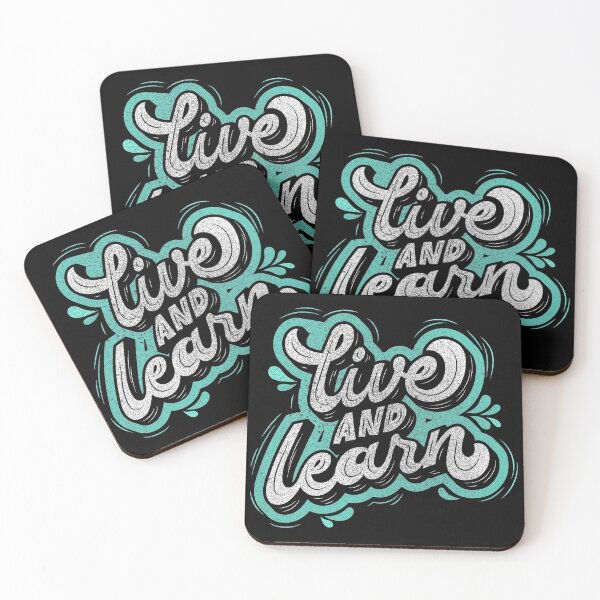Item preview, Live and Learn (W) designed and sold by GoldnPop.
