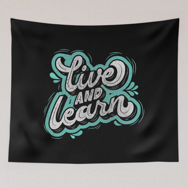 Item preview, Live and Learn (W) designed and sold by GoldnPop.