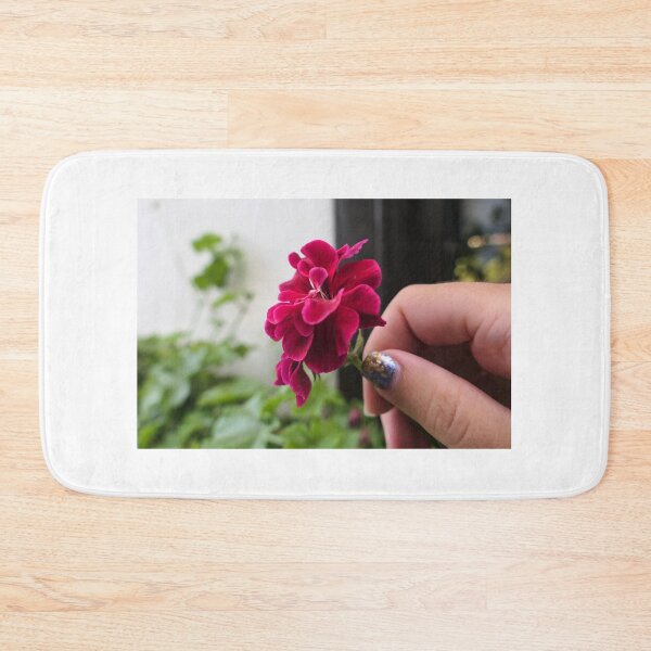 Item preview, Hand with geranium flower designed and sold by lightsfromspace.