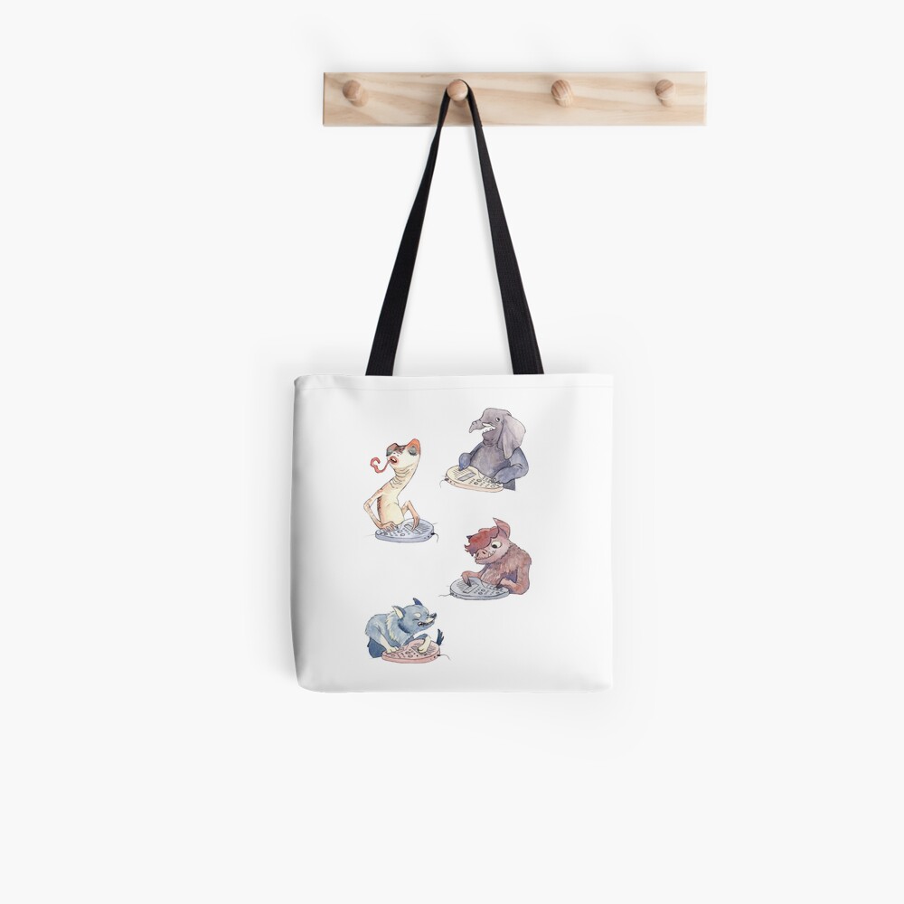 Omnichord Animals Tote Bag
