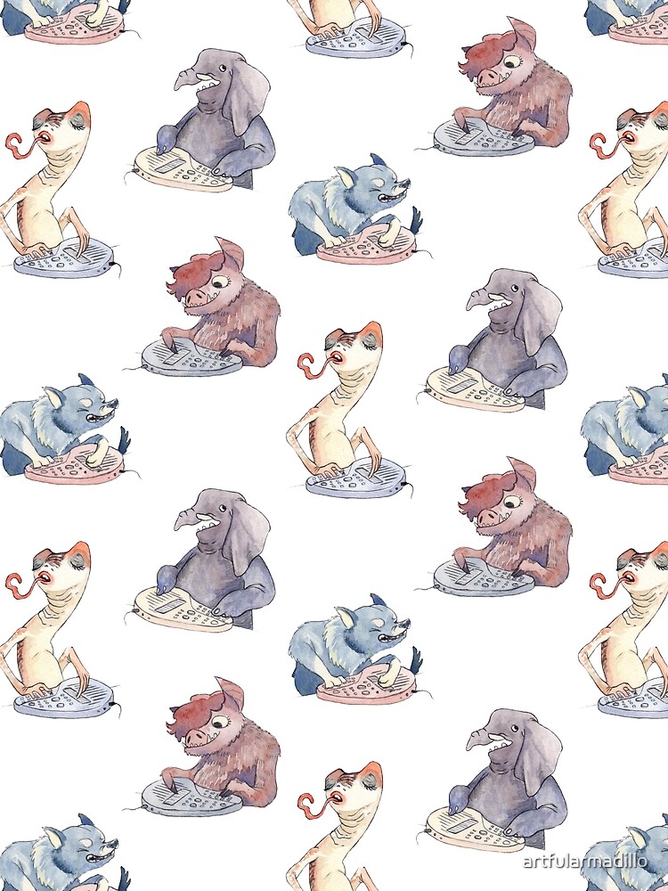 Omnichord Animals by artfularmadillo