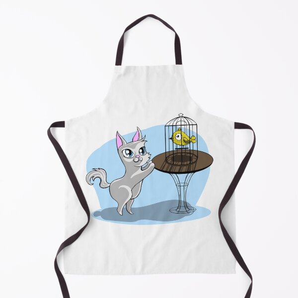 Item preview, bird cage and cat designed and sold by RONYON.