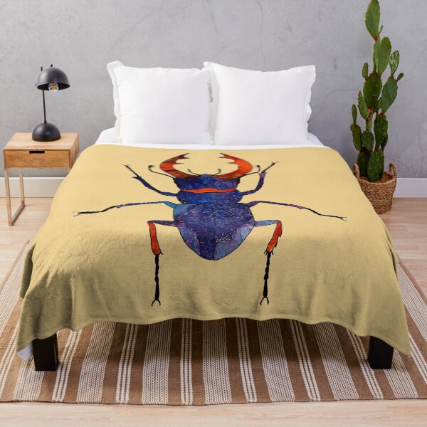 Item preview, Stag beetle. Stag beetle with red, large antlers.  designed and sold by ZheltakovaIana.