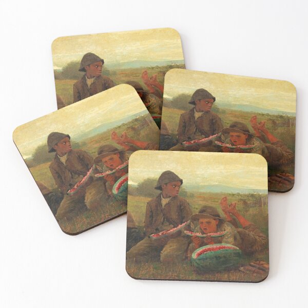 Item preview, The boys eating watermelon designed and sold by Vintage Designs +.