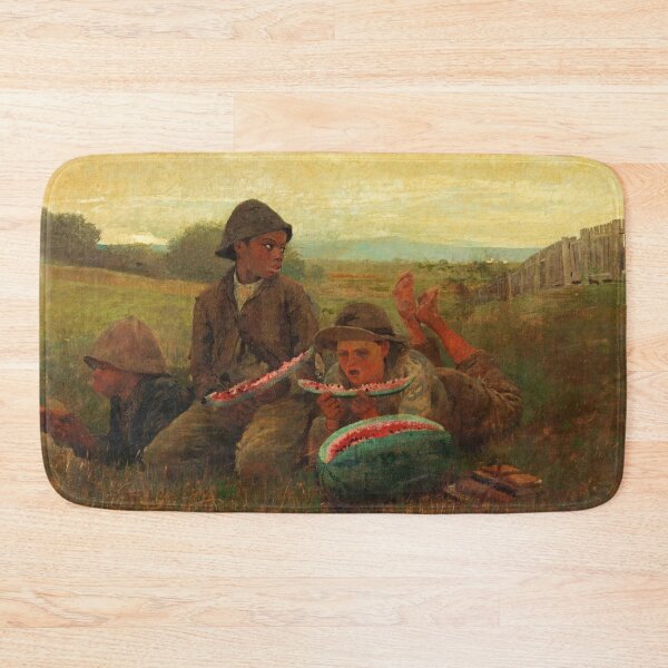 Item preview, The boys eating watermelon designed and sold by Vintage Designs +.