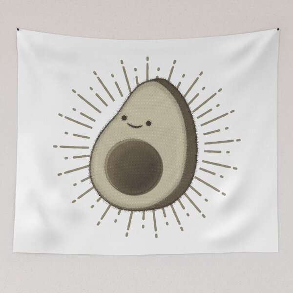 Item preview, Cute Avocado Cartoon In Vintage Style  designed and sold by Almdrs.