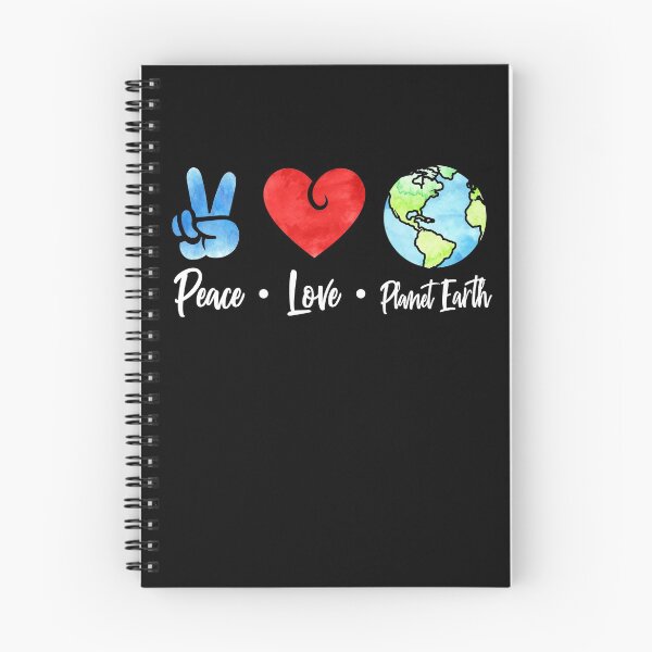 Item preview, Peace Love Planet Earth Watercolor Art Earth Day Everyday Gear designed and sold by DynamicDesign.