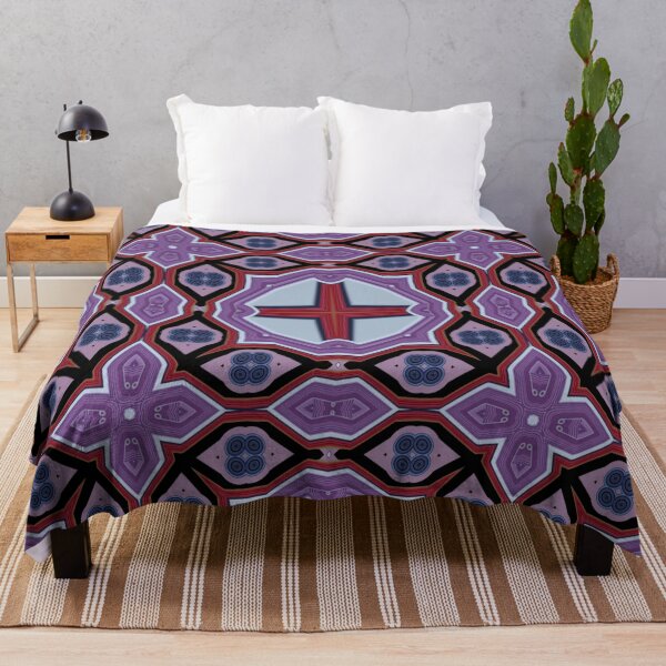 Item preview, Happy Place Purples Pinks Geometric Surface Pattern Artist Jenny Meehan  designed and sold by Jenny Meehan Art Prints and Patterns  .