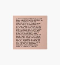 Is This It x Jenny Holzer Art Board