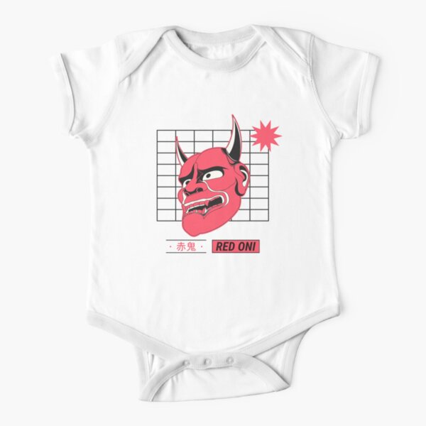 Bodies Bebe Manches Courtes Sur Le Theme Diable Rouge Redbubble